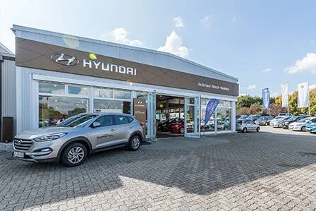 Frontansicht Hyundai Halle Filiale Speyer - Autohaus Renck-Weindel