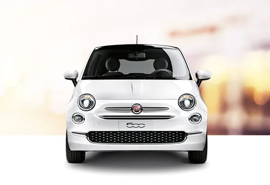 Fiat 500 Weiß Front - Autohaus Renck-Weindel