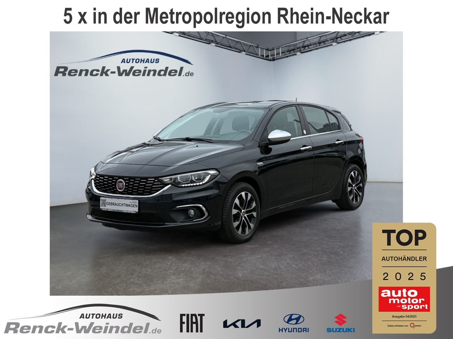 Fiat Tipo Mirror 1.4 Klima SHZ LED-Tagfahrlicht BT MP 3 2159920 68fe6ed296c1f4d295646 db9d 4e72 bc97 a94015bdd811 rule mo 1600