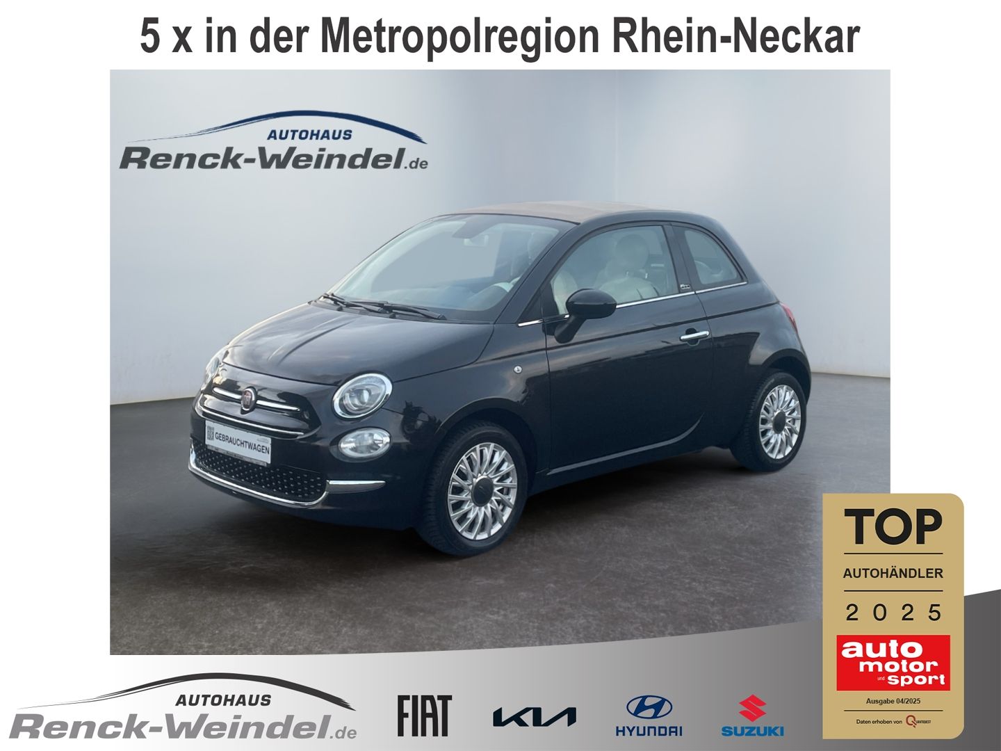 Fiat 500C Serie 7 1.2 Navi Klima BT PDC Temp Allwette 10 2254188 693db65dc6907bbf909dd 08e2 45bb abd4 32481d65bcbe rule mo 1600