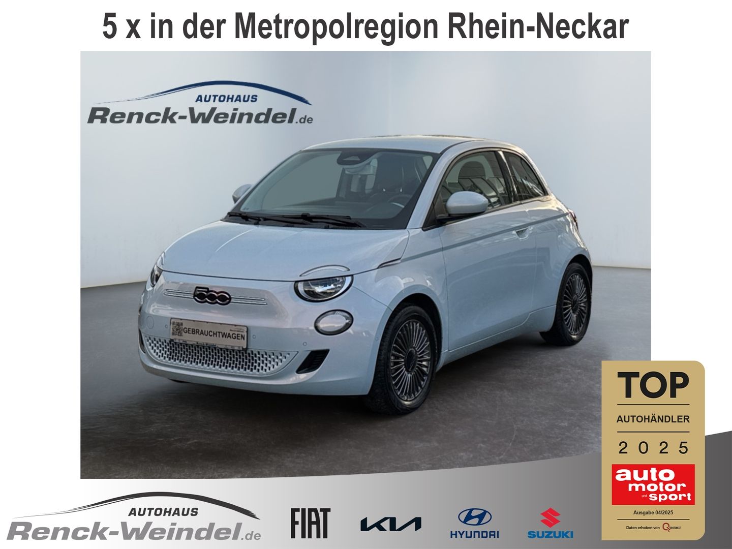 Fiat 500e Icon 3+1 42 kWh Rückfahrkam. Navi Klimaauto 6 2254196 693db661739a9bfa5bf73 8bf4 4d55 ae21 093b652ed944 rule mo 1600