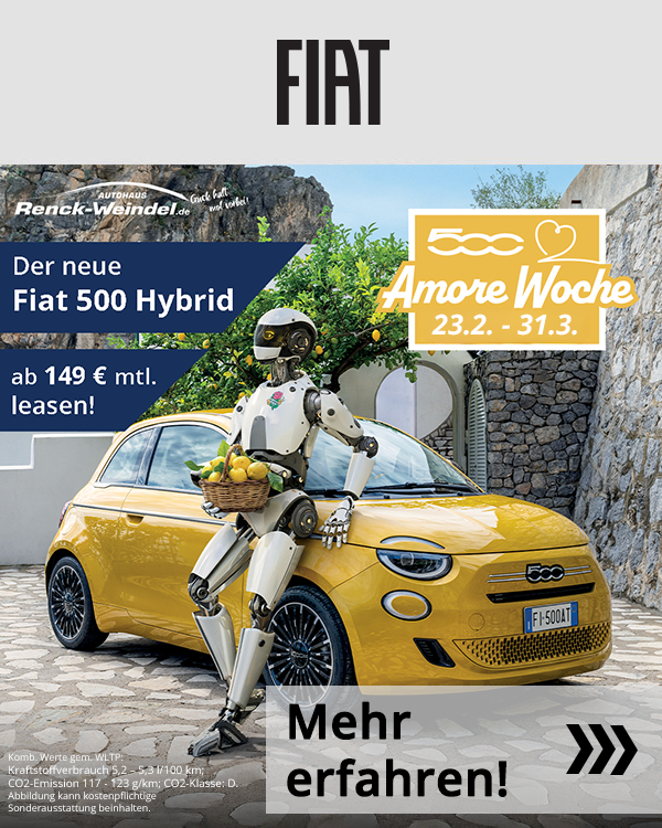 Mobile Slider Fiat 500 AMORE