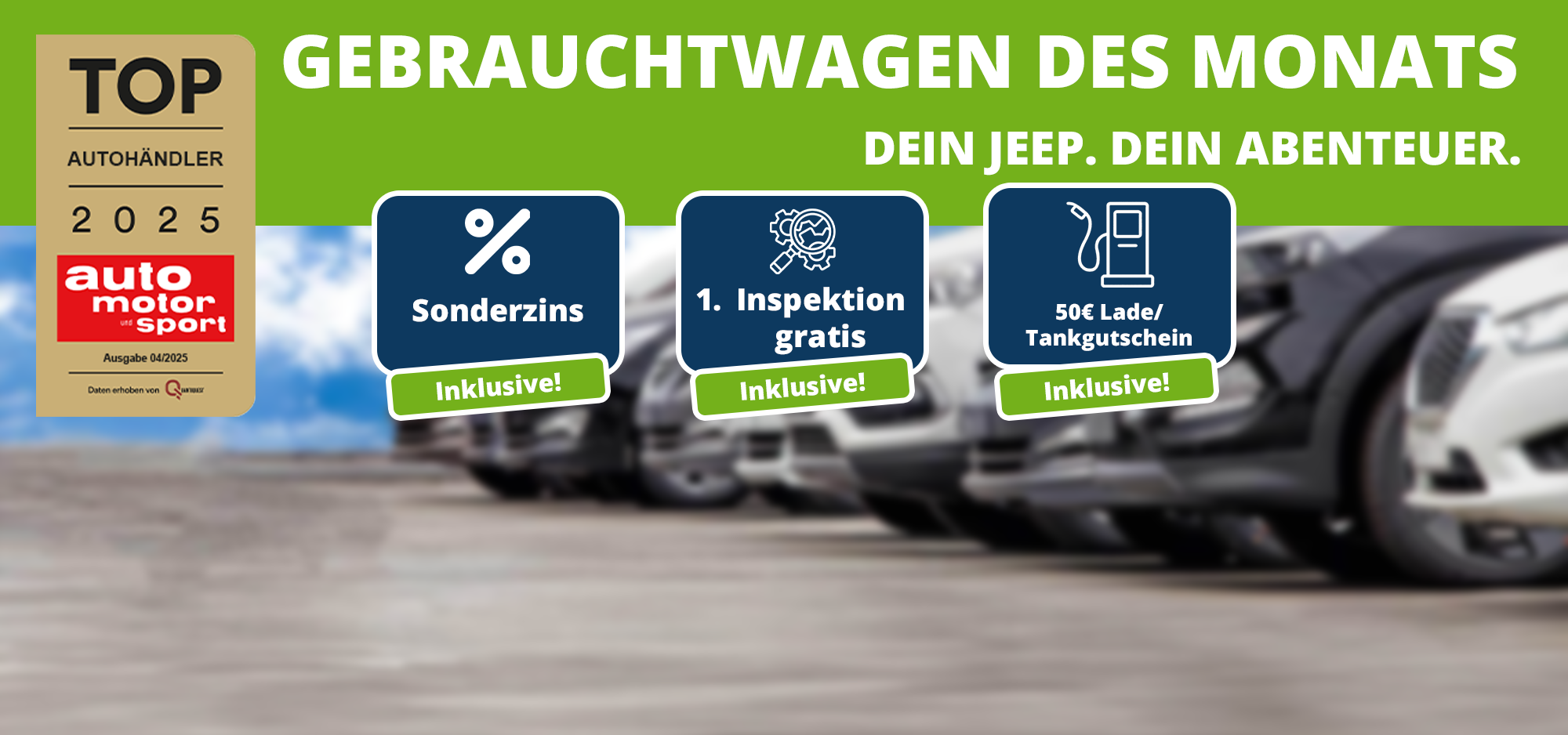 Gebrauchtwagen des Monats Slider 08 2026